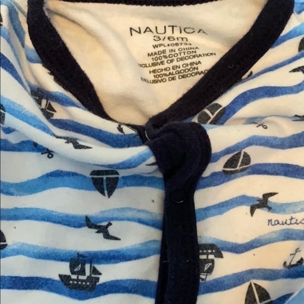 Nautical ocean bundle 3-6 months Absorba Old Navy onsies! - Picture 4 of 4